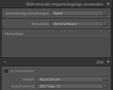 Fotoverwaltung in Lightroom: Bilder importieren