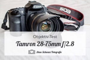 Objektiv: Tamron 28-75mm f/2.8