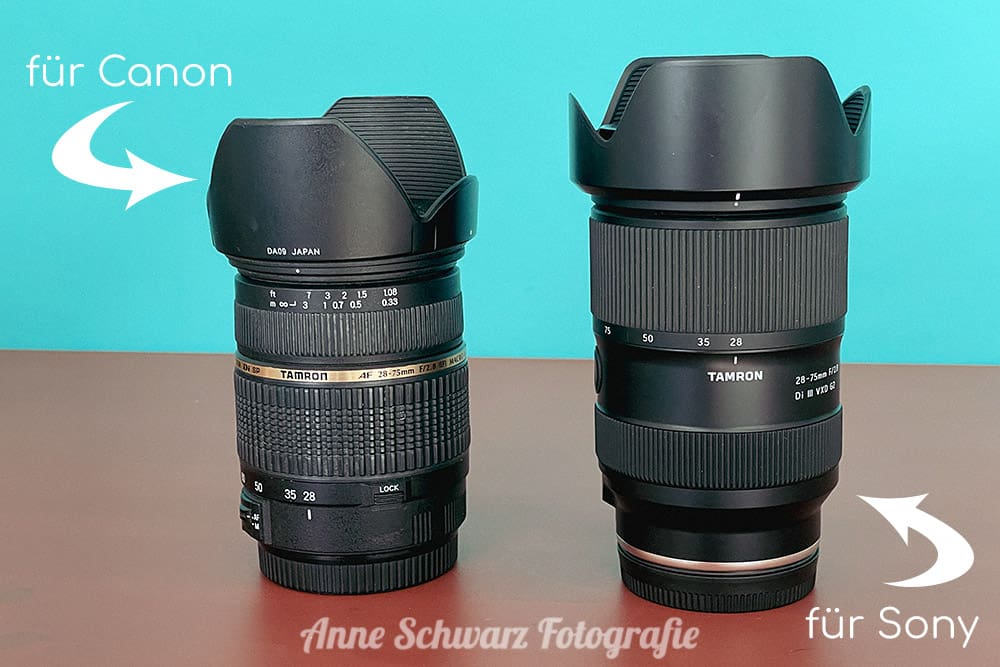 Tamron 28-75mm f/2.8 - für Canon und Sony im Vergleich
